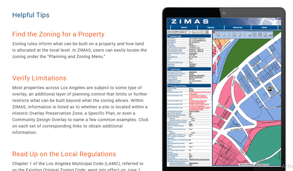 zoning search