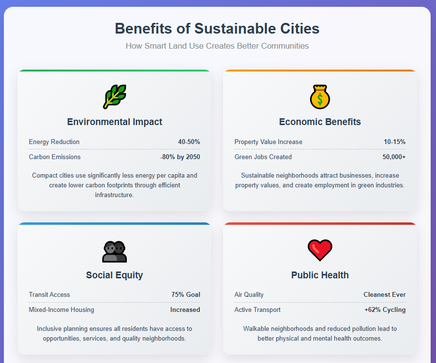 Benefits of Sustainable Cities
