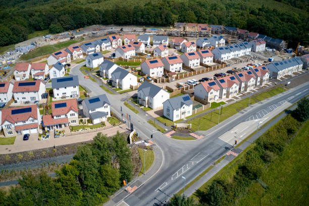 New housing development building houses for increased demand in rural areas uk