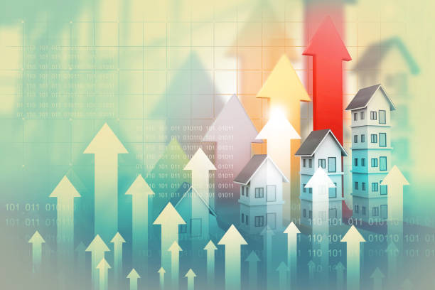 Real estate growth chart. 3d illustration - Will Home Prices Go Up in West LA