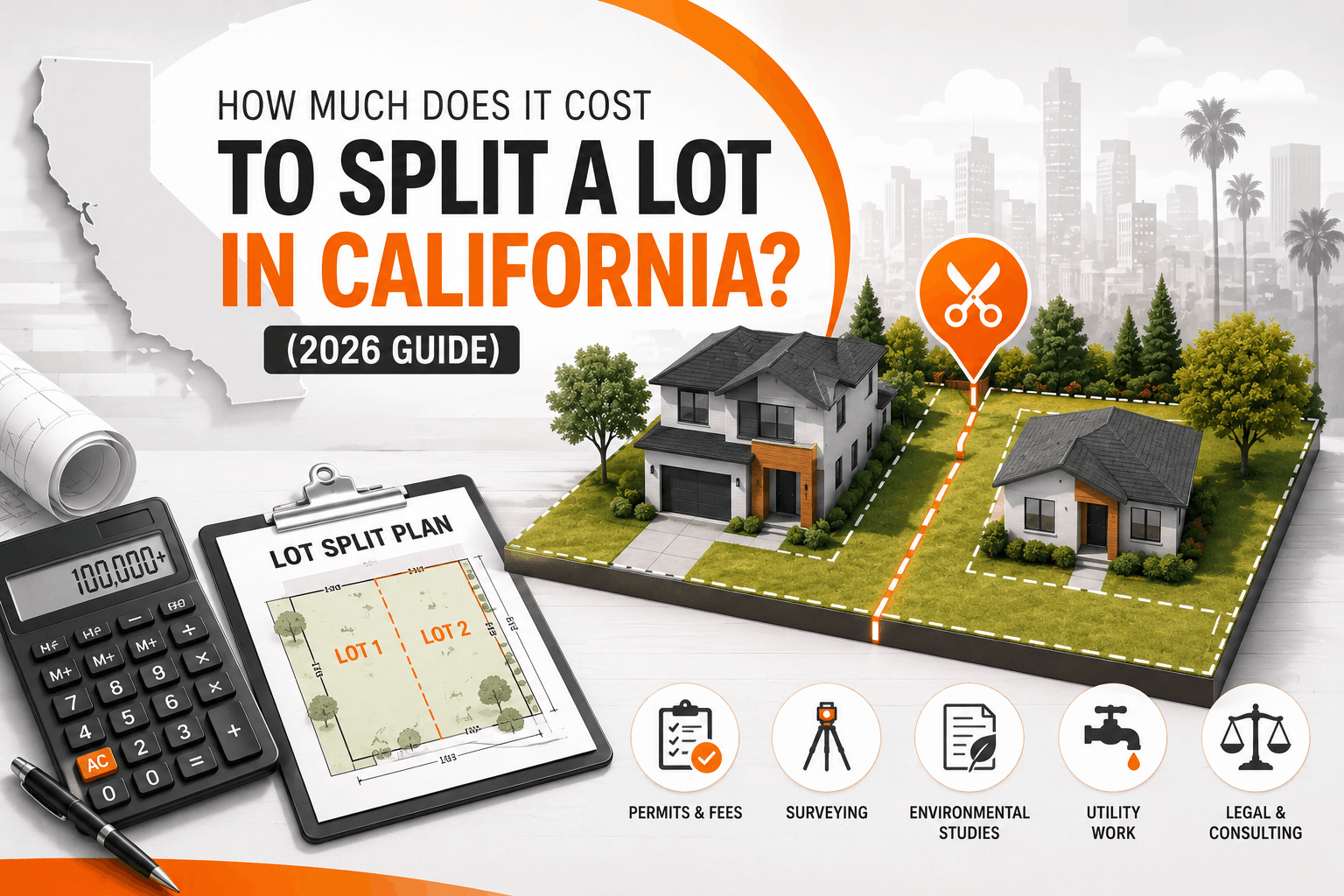 How Much Does It Cost to Split a Lot in California? A Complete Cost Guide